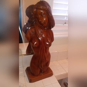 Wooden art deco sculpture...beautiful